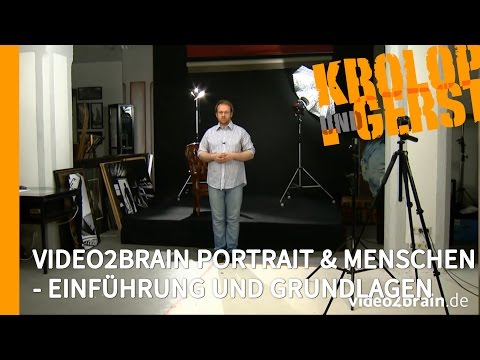 VIDEO2BRAIN PORTRAIT & MENSCHEN - EINFÜHRUNG UND GRUNDLAGEN 🏠 STUDIO 🏠 Krolop&Gerst