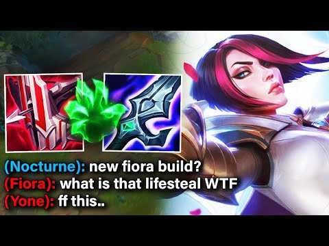 I played season 13 Fiora and accidentally broke her with this Life Steal build
