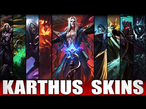 KARTHUS SKINS 2022 | All Karthus Skins Including Pentakill III: Lost Chapter Karthus