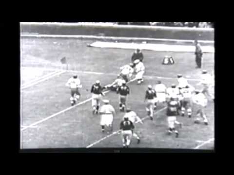 Classic College Football - 1940 - Michigan noses out Northwestern 20-13 - Highlights
