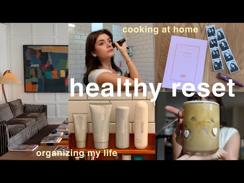 reset my life vlog — healthy recipes, skincare, & life planning