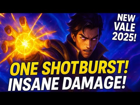VALE 😱 NEW 2025 ONE SHOT COMBO! INSANE BURST DAMAGE- MLBB