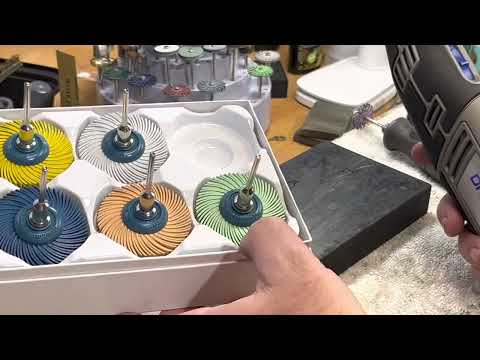 My favorite method to polish and remove scratches from knives.