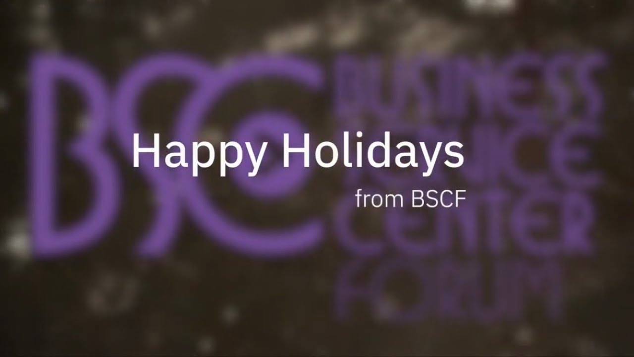 Happy Holidays 2020 BSCF