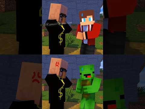 JJ vs Mikey / Good deeds vs Bad deeds - MAIZEN Minecraft Animation #shorts