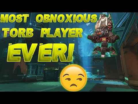MOST OBNOXIOUS TORBJORN PLAYER EVER!? (Toxic Console Overwatch Players)