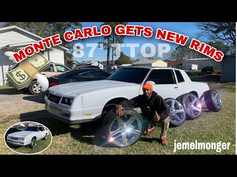 1987 Chevrolet Monte Carlo GETS NEW RIMS!!!!