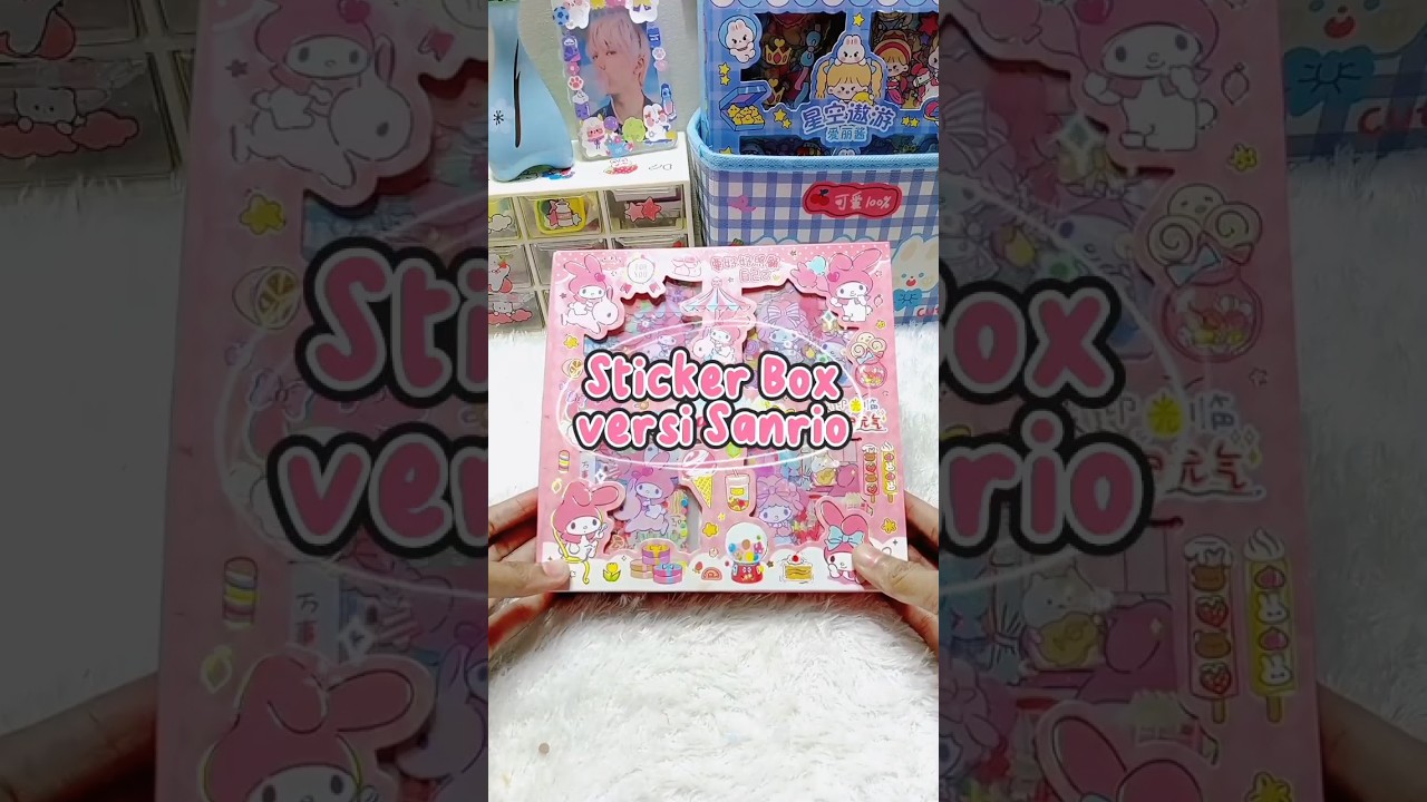 STICKER BOX VERSI SANRIO‼️ #shopeehaul #shorts