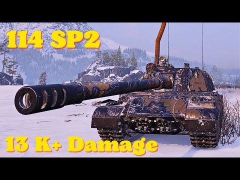 World of tanks 114 SP2 - 13,9 K Damage 7 Kills, wot replays