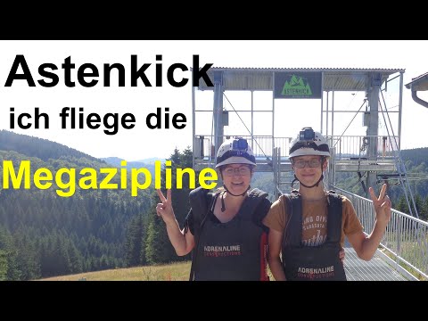 Astenkick -- Ich fliege die Megazipline am Kahlen Asten -- Mit Action-Cam