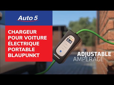 Chargeur portable pour voiture électrique Norauto 5m - Monophasé 3,7Kw -  16/8A - Norauto