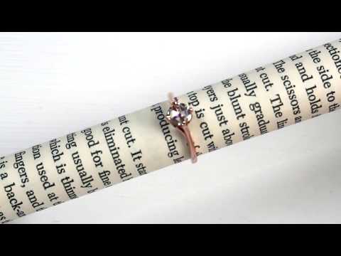 Champagne Moissanite Solitaire with hidden black diamonds