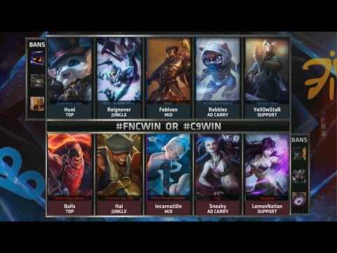 FNC vs C9 Highlights - FNATIC vs CLOUD9 - S5 WORLDS 2015 GROUP STAGE