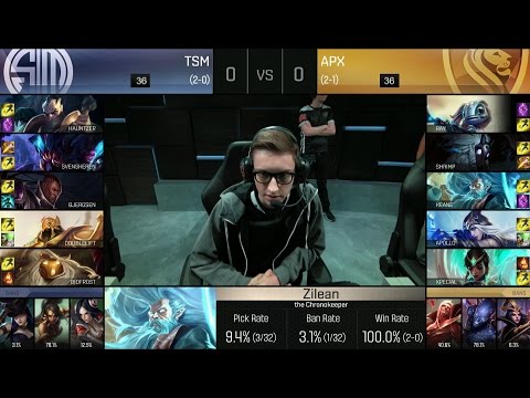 TSM vs APX Game 1 - NA LCS Summer 2016 W2D2 -Team SoloMid vs Apex