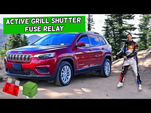 Jeep Cherokee Active Grill Shutter Fuse Relay Location Replacement 2014 2023