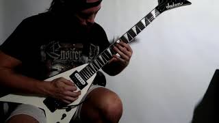 Ensiferum - Heathen Throne Guitar Solo Cover | Matt Black