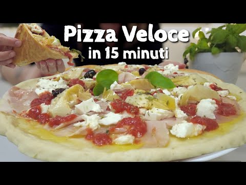 PIZZA VELOCE in 15 Minuti FACILISSIMA e VELOCISSIMA
