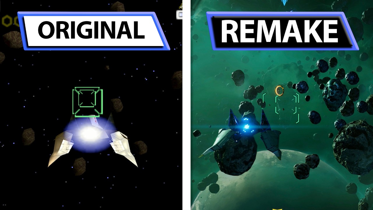 Star Fox | Original vs Remake | Nintendo 64 vs Switch 2 | Gameplay Comparison Updated