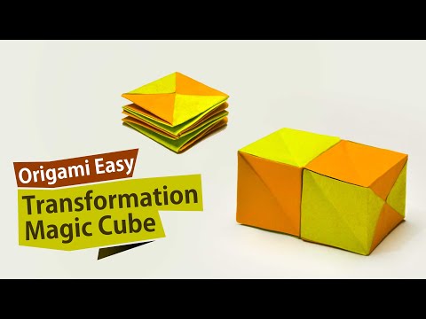 Origami Transformation Magic Cube Easy