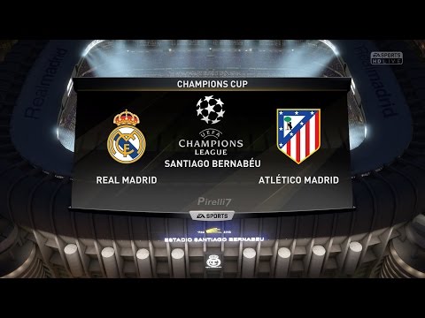 Real Madrid vs Atletico Madrid |Champions League Semi-Finals | 2/5/2017 FIFA 17 Predicts by Pirelli7