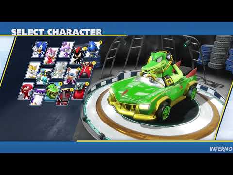 Team Sonic Racing - All Characters Vehicle Parts Showcase