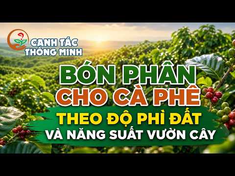 Canh Tác Thông Minh | Bón Phân Cho Cà Phê Theo Độ Phì Đất Và Năng Suất Vườn Cây ☕