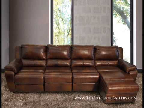 Modern leather sofa set