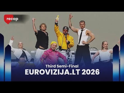 Eurovizija.LT 2026 (Lithuania) | Third Semi-Final | RECAP