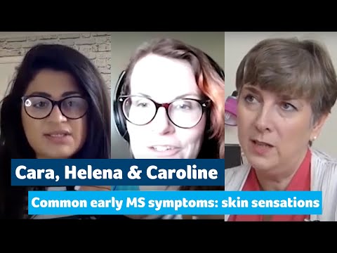 Common early MS symptoms - odd skin sensations