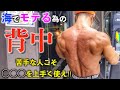 【減量末期】でも“モテる“ならやるしかねぇぞ!!【背中】