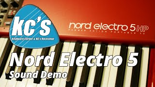 Nord Electro 5 - Sound Demo (Pianos, Electric Pianos, Synths and Clavs)