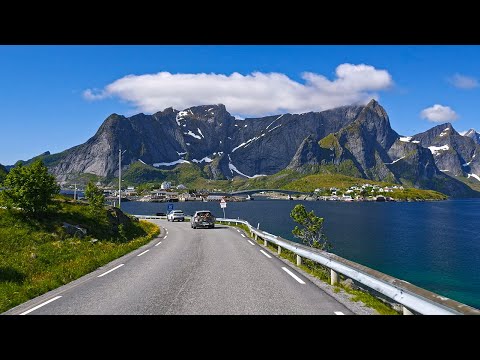 Lofoten Islands Scenic Drive 4K | Gimsoystraumen Bridge to Å