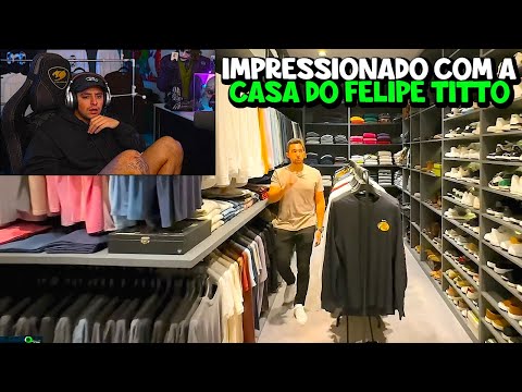 CORINGA REAGINDO A MANSÃO DO FELIPE TITTO!!