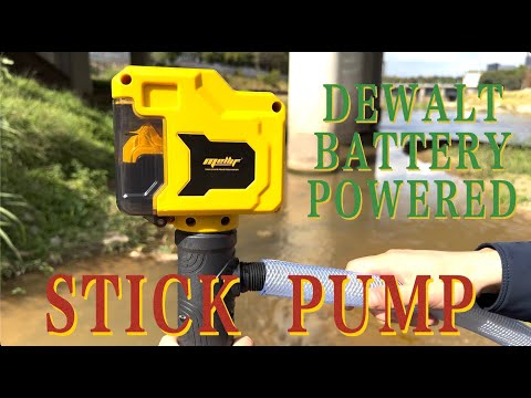 How to Move Water Anywhere: Mellif Stick Pump (Dewalt 20V Compatible)