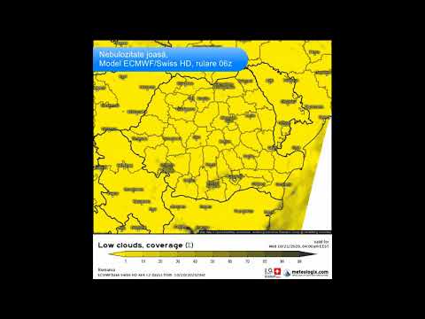 Prognoză meteo 21 octombrie 2020