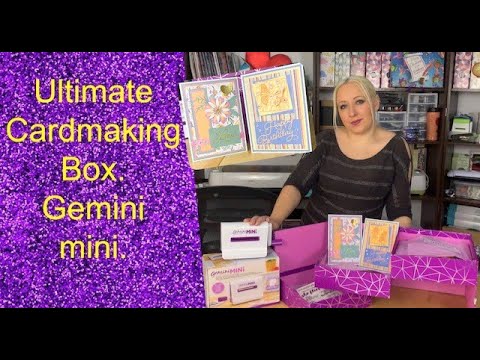 New Ultimate Cardmaking Box with mini Gemini...