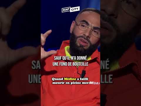 Médine a eu bien chaud 😳😳 Crédits : LE QG #medine #rap #rapfrancais #interview #anecdote #danger
