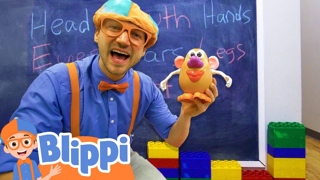 Blippi at the Play Place! Let’s Learn About Our Amazing Bodies!