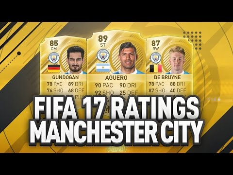 FIFA 17 - MAN CITY PLAYER RATINGS