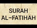 Surah Al-Fatihah (Tafsiri ya Quran Kwa Kiswahili)