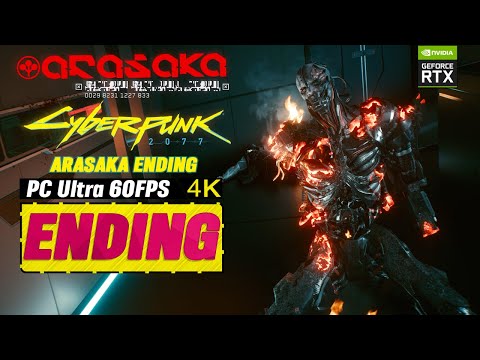CYBERPUNK 2077 Gameplay Walkthrough Part 25 - Arasaka Ending All Choices [4K 60ᶠᵖˢ PC] - (Full Game)