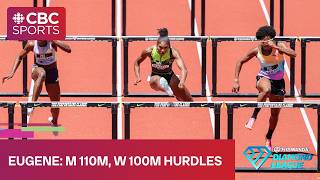 Women's 100m hurdles, men's 110m hurdles at Diamond League meet in Eugene | #CBCSports