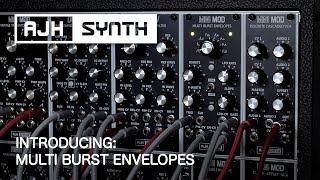 Video thumbnail for NEW! MULTI BURST ENVELOPES - An 8-shape envelope generator, with multiple time-controlled repeats by AJH Synth Official