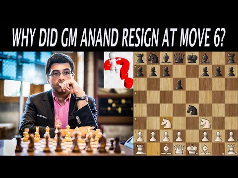 WHY DID GM ANAND RESIGN AFTER 6 MOVES?