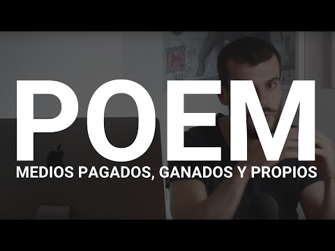 POEM Owned Earned and Paid Media Medios Pagados Ganados y Propios
