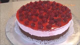 Torta sa malinama i bademima / Raspberry almond torte [EN subs]