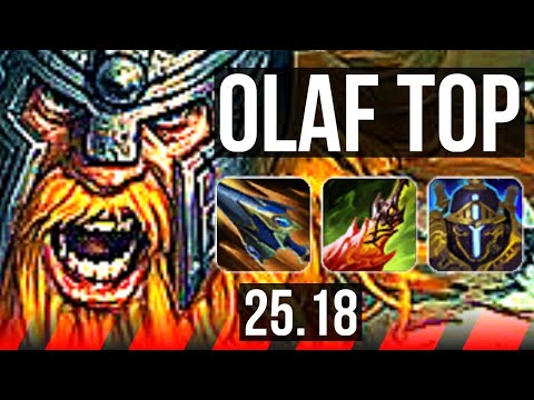 OLAF vs RENEKTON (TOP) | 8 solo kills, Legendary, 13/4/8 | EUW Master | 25.18