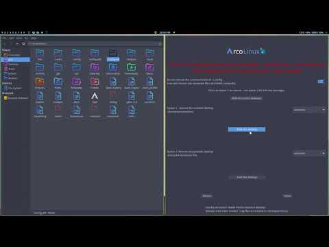 ArcoLinux : 2317 Remove the .config-adt and .config-att with the click of the delete button - fix