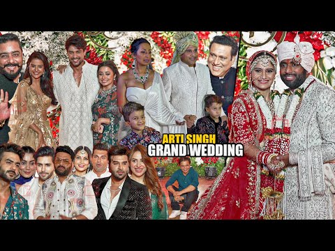 UNCUT - Arti Singh weds Dipak Chauhan | Star-studded Wedding | Govinda, Kapil Sharma, Priyankit