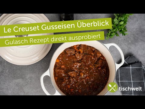 Why chefs swear by cast iron | Le Creuset roasters and pans overview & goulash recipe